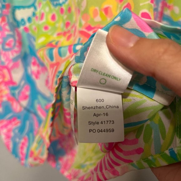 Lilly Pulitzer Lovers Coral Elsa in Silk Size Small - Picture 7 of 7